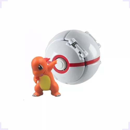 Brinquedo Pokemon Lucario Dentro De Pokebola Tamanho Real