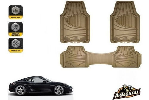 Kit Tapetes Beige Uso Rudo Porsche 718 Cayman 2020 Armor All