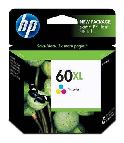 Cartuchos Hp 60xl Combo Negro+color Original En Caja Promo