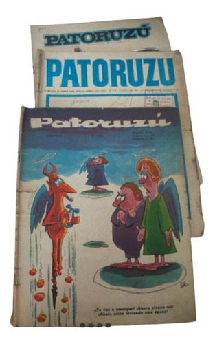 3 Revistas Patoruzu De Los Años 1967- 71 Y 75 Coleccionables