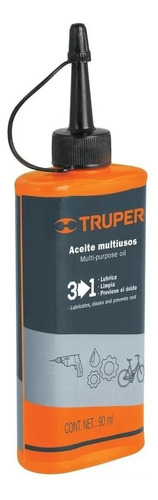 Aceite Lubricante Multiusos 90ml 3 Oz Truper 16712