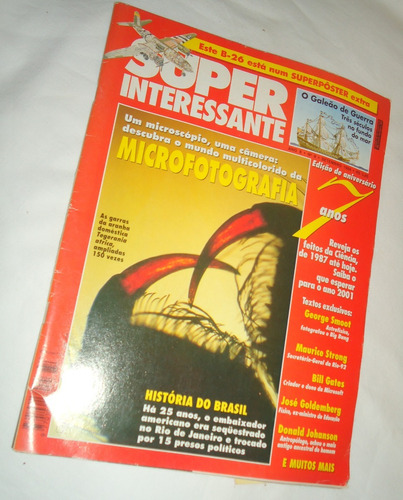 Revista Superinteressante Setembro 1994 Microfotografia