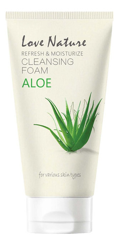 Limpiador Facial N Foam Aloe, Limpiador Suave Y Relajante 10