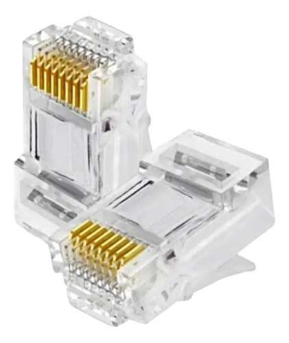 Conector Cristal De Red Rj 45 X 100 Unidades