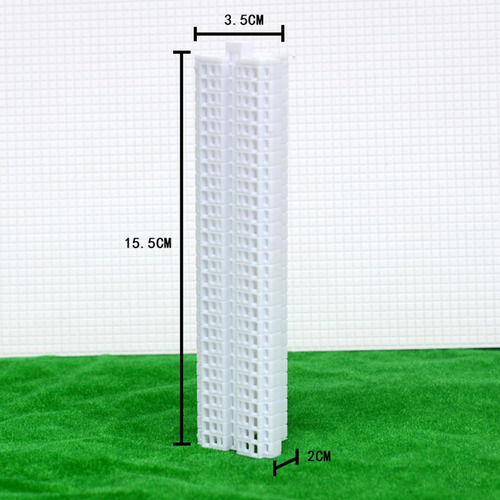 Modelo De Construcción A Escala 1:500, Estilo D