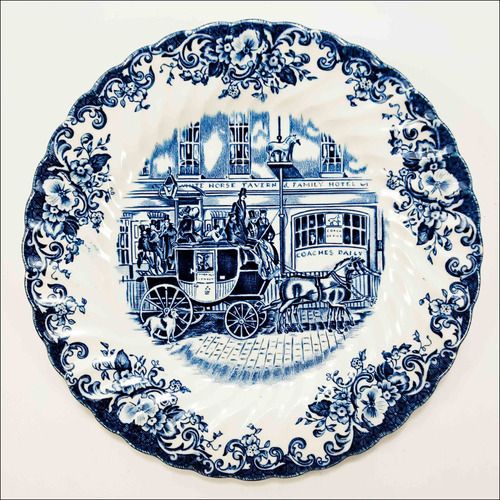 Plato De Colgar Porcelana Inglesa Johnson Bros (5801)