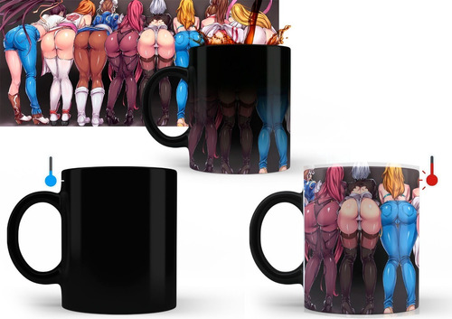 Taza Magica Chicas Anime Sexy Nier Street Fighter One Piece