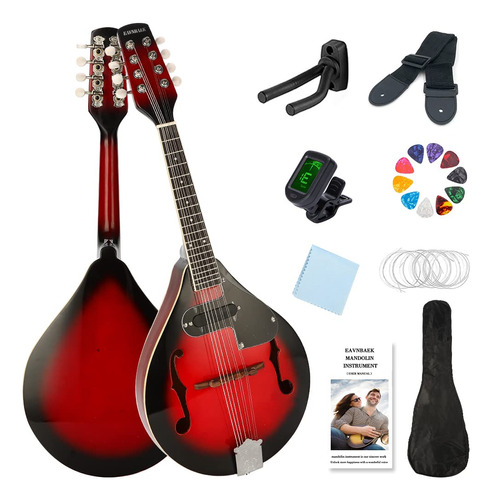 Eavnbaek Mandolin A Style - Mandolinas Acusticas De 8 Cuerda