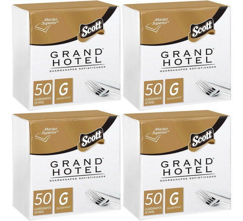 Guardanapo Scott Grand Hotel Grande Extra Luxo C/ 200 Fl