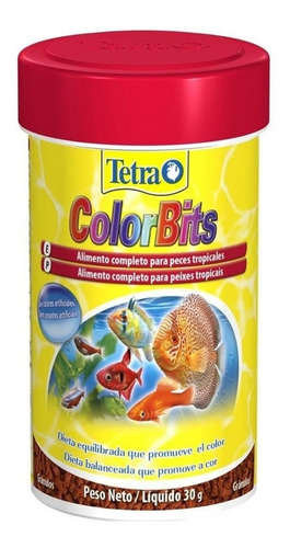 Ração Tetra Colors Bits Granules 30g