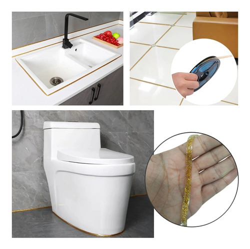 Fita Acabamento P/ Pias, Vazo Sanitario, Azulejos Rolo 6mts