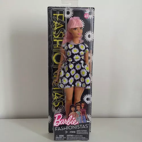 Barbie Fashionistas 48 - Dvx70 Curvy Cabelo Rosa