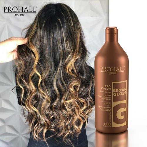 Prohall Mascara Matizadora Morena Iluminada Caramelo 500g