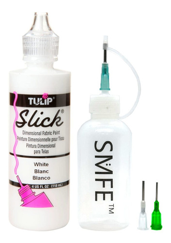 Pintura Dimensional Para Tela Color Blanco Slick 41406 (4