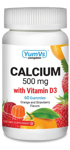 Calcio Con Gomas De Vitamina D3 De Yumv's | Suplemento Diett