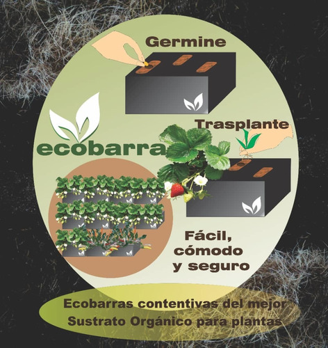 Ecobarra Maceta Sustrato Para Semilla Y Trasplante (14 Lts)