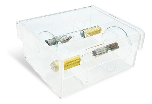 Imagen 1 de 3 de Estuche, Caja Protectora De 2 Lámparas De Radiofrecuencia