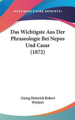 Libro Das Wichtigste Aus Der Phraseologie Bei Nepos Und C...