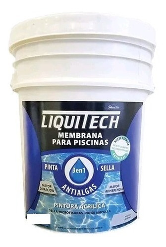 Membrana Piscina Blanco X20lts Liquitech  (cod. 6305)