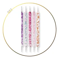 Comprar Set De 5 Pinceles Dotting Decoración Uñas Esculpidas Doble