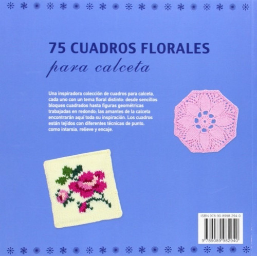 75 Cuadros Florales Para Calceta - Técnicas De Punto