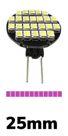 Imagen 2 de 7 de Led T10 Con 24 Hiper Led G4-24l