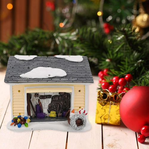 Adornos De Pueblo De Nieve De Navidad El 12,5x10x10cm