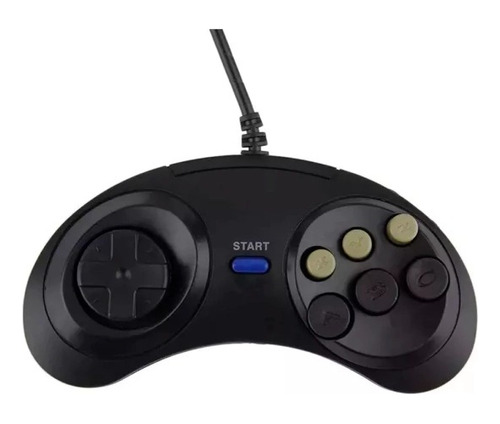 Control mediante joystick, sistema Mega Drive Master, 6 botones, color, sin color