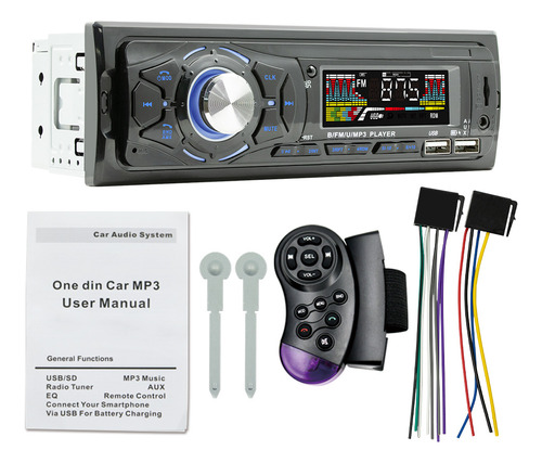 Radio Set Bt, Multifunción, Usb, Reproductor Dual, Mp3, Para