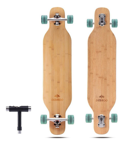 Debroo 40 Pulgadas Drop Through Longboard Skateboard Cr...