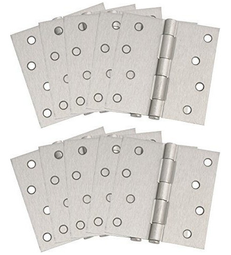 Design House 181669 10pack Hinge 4 Satin Nickel