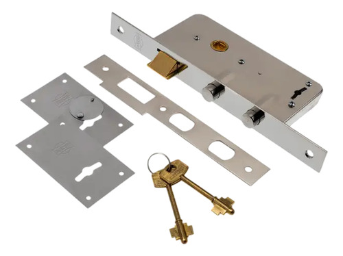 Cerradura Andif 101 Alta Seguridad Simil Acytra 101 Plateado