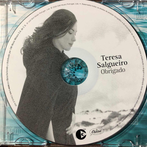 Teresa Salgueiro (voz Madredeus) Cd. Obrigado (Usado)