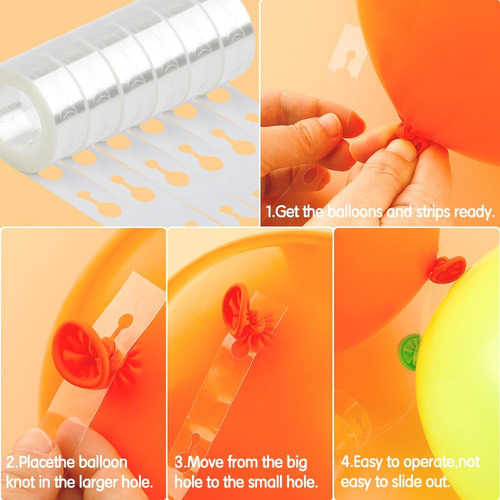 Kit De Arco De Globos, 12 Rollos De Guirnalda De Globos, Tir