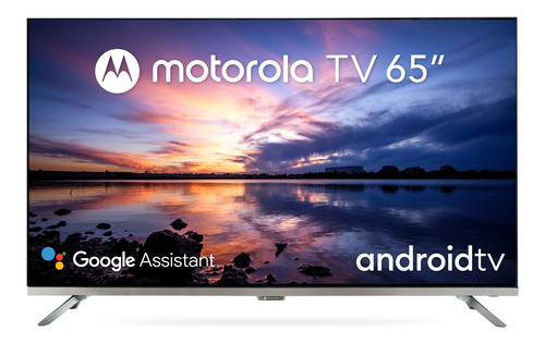 Smart Tv Motorola Android Tv 65 Uhd 4k Hdr + Comando De Voz