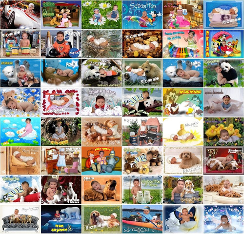 500 Plantillas Photoshop Niños Infantiles Psd Fotomontajes