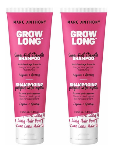 Strengthening Grow Long Shampoo 250ml 2pack Por Marc Anthony True Professional