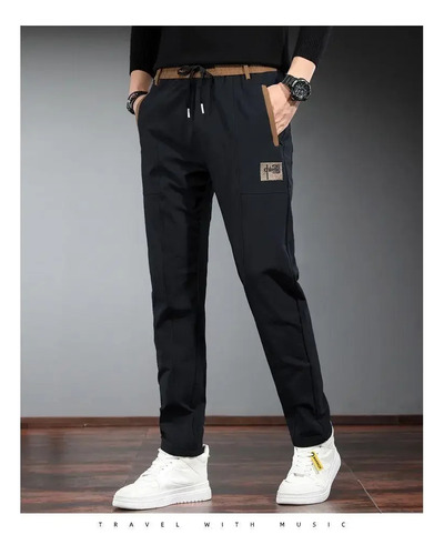 Pantalones Cargo De Trabajo Elásticos Con Forro Polar Para H