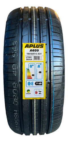 Pneu 195/50r15 82v Tl Aplus A609-4 Aro 15 Índice De Velocidade V