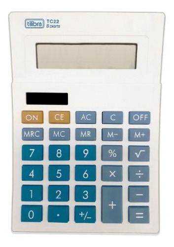 Calculadora De Mesa - Tilibra - Branca Tc22