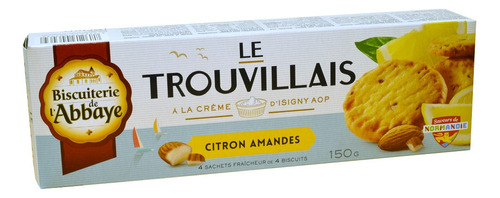 2 Pzs Biscuiterie De L Abbaye Galletas Le Trouvillais Abrico