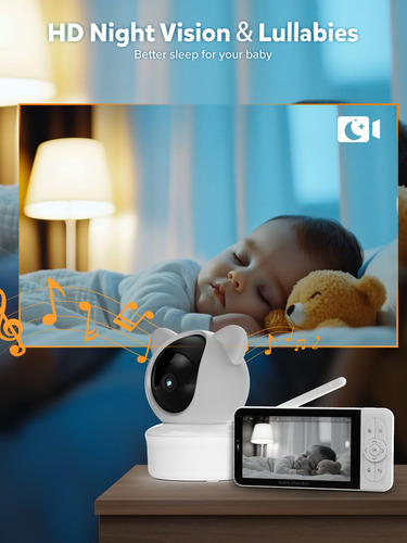 Ifamily Smart Video Baby Monitor Con App Y Cámara De Video,