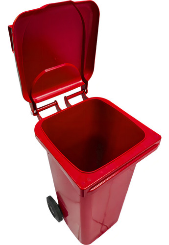 Conteiner Lixeira Plastico 120 Litros Com Rodas De 200mm