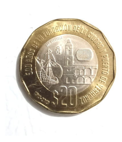 Moneda Conmemorativas De $-20.00 Pesos 