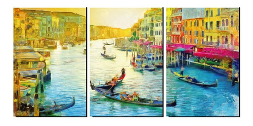 Cuadro Decorativo Venecia Artistico 120 X 60 Cm