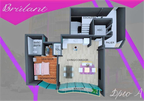 Imagen 4 de 7 de Depto 2 Amb - Dorm-suite - Centrico // Belgrano 200