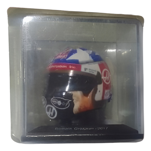 Casco Romain Grosjean 2017 Grandes Premios F1