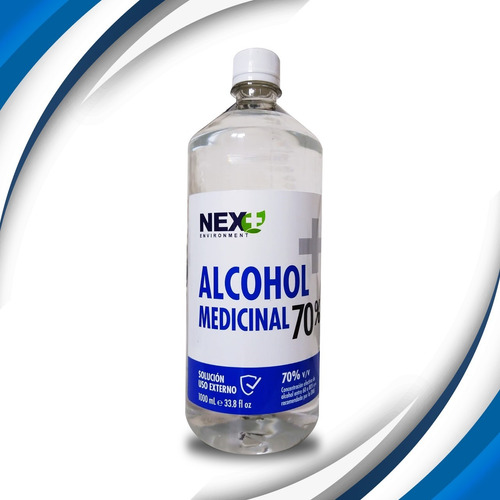 Alcohol 70°  Marca Nex+  1 Lt