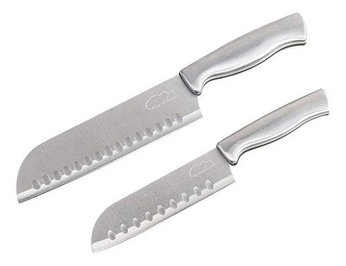 Santoku Cuchillo  Set, 2 Piezas Ultra Sharp Kitchen Chef Cu