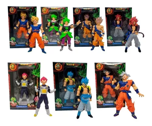 Boneco Action Figure Goku Vegeta Gogeta SSJ 4 Super Saiyajin 4 Dragon Ball  z Super Gt Heroes Filme